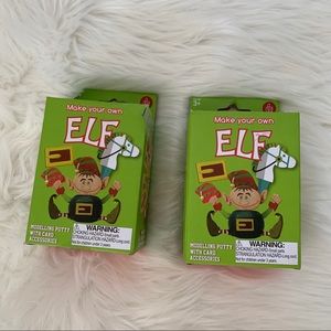 Lots 2: Make Your Own Elf Doll Christmas Craft New